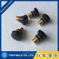 tig welding torch spare parts wp9/wp20 series short back cap